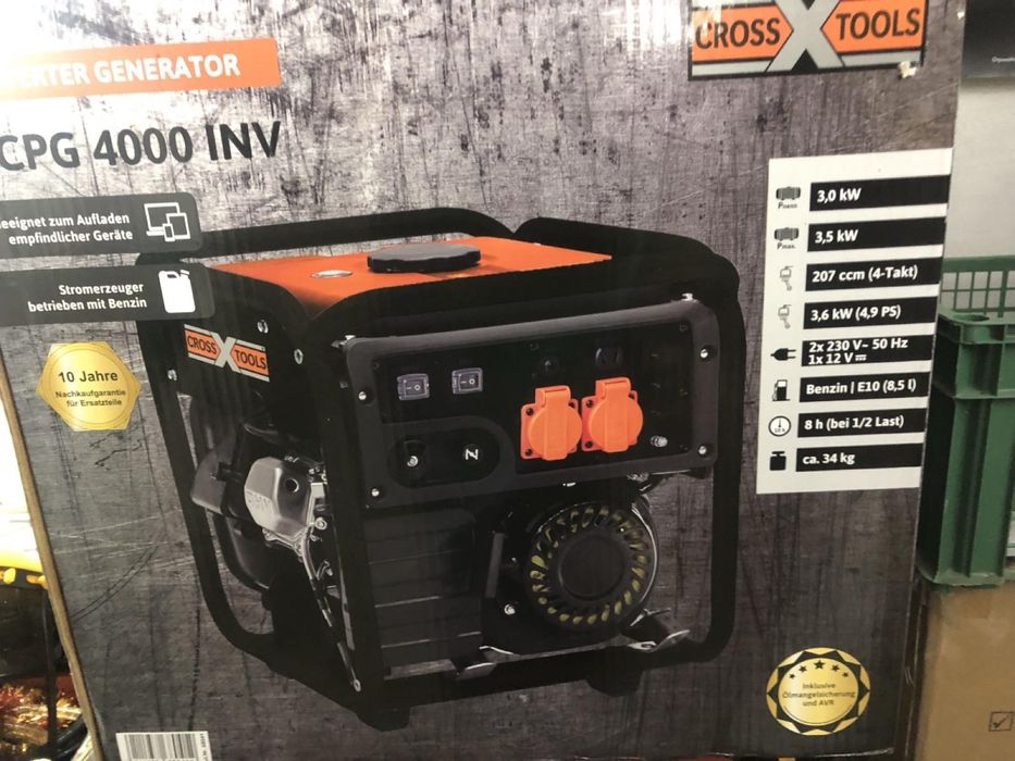 Генератор бензиновый Cross Tools CPG4000