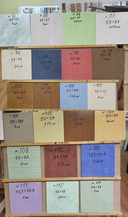 Плитка керамічна облицьовувальна .