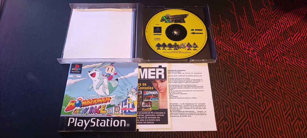 Jogo Bomberman Fantasy Race - Playstation 1