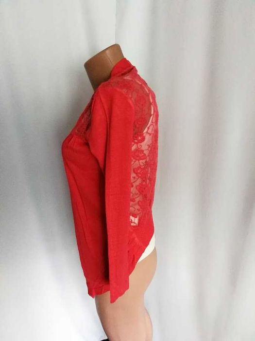 Нарядный лёгкий кардиган/накидка с кружевной спинкой armide