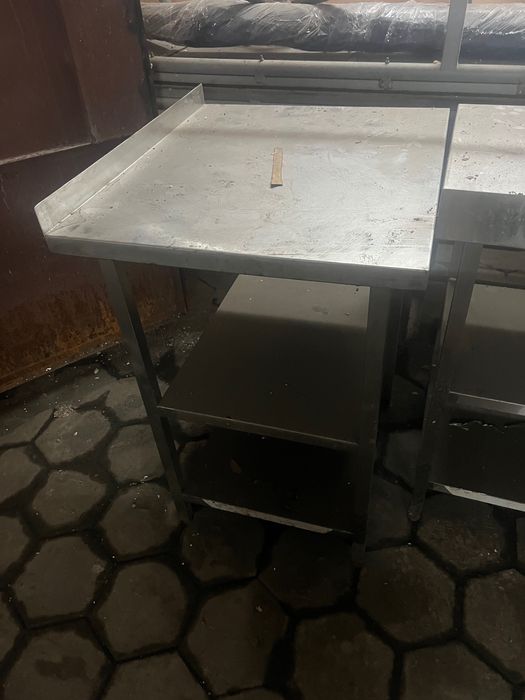 Стол (рабочая поверхность для кухни) нержавейка