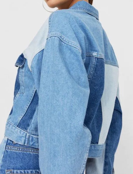 Куртка джинсова Stradivarius р.S