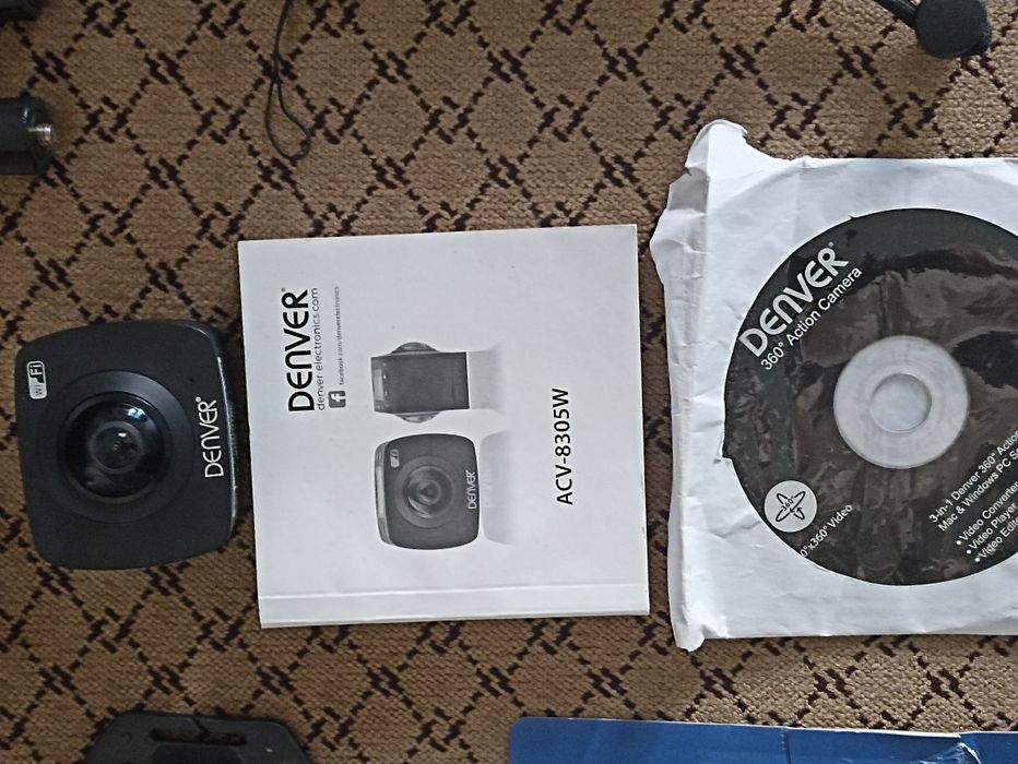 Denver 360 action câmera como nova 1 ano de uso