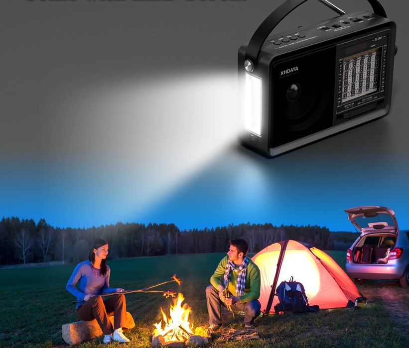 XHDATA Radio NOVO AM/FM/SW Shortwave MP3 Player with USB, Bluetooth, and TF Card Support64738362791426123