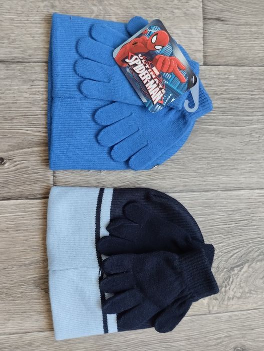Набір: шапка, перчатки: Spider man, Крижане серце