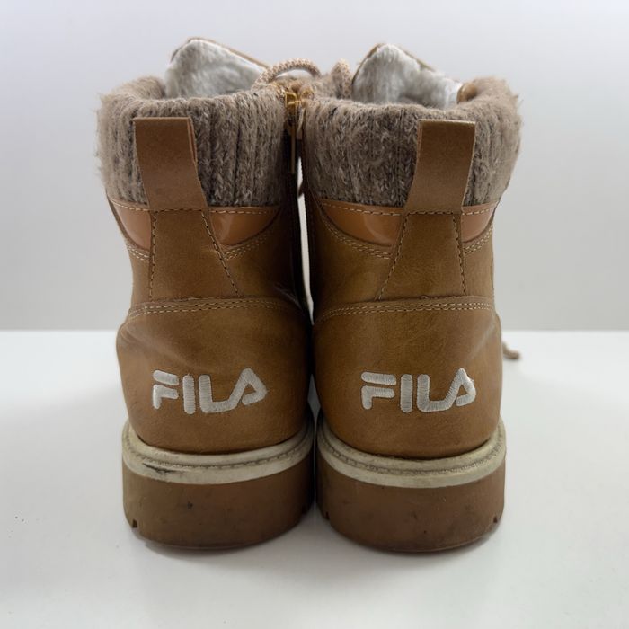 Buty FILA ocieplane brązowe - rozmiar 41