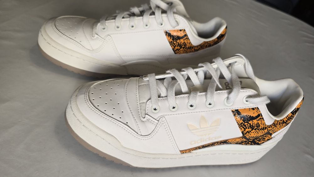 Ténis adidas fórum bold brancos 42 cobra usados uma vez sapatilhas