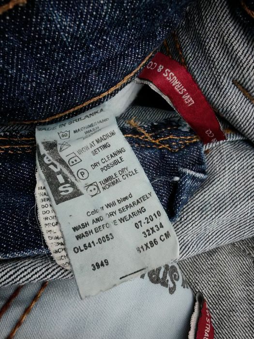 Levi’s 511 Chino Denim / spodnie chino-jeans, rozmiar 32×34