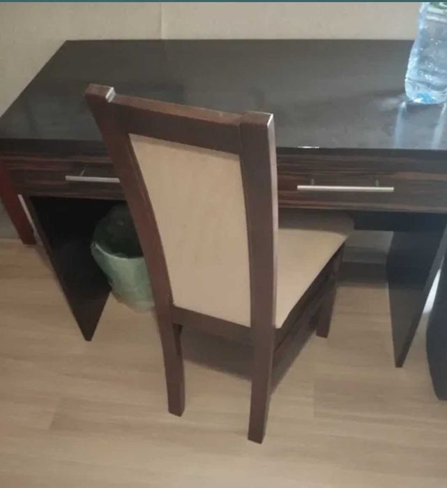 Meble Bodzio wenge łóżko, stolik RTV, Stolik nocny