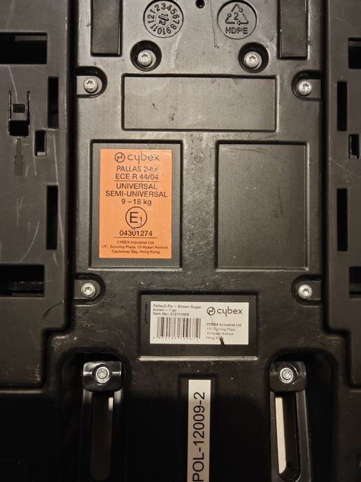Spód baza fotelika Cybex Pallas 2fix
