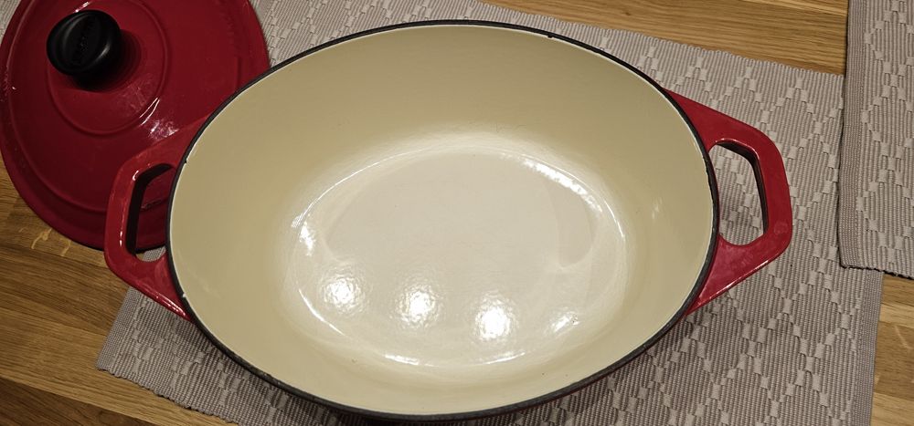 Chasseur garnek żeliwny 27 cm gęsiarka niczym Le Creuset