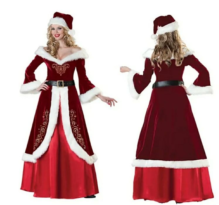 Fato e Máscara Pai e Mãe Natal