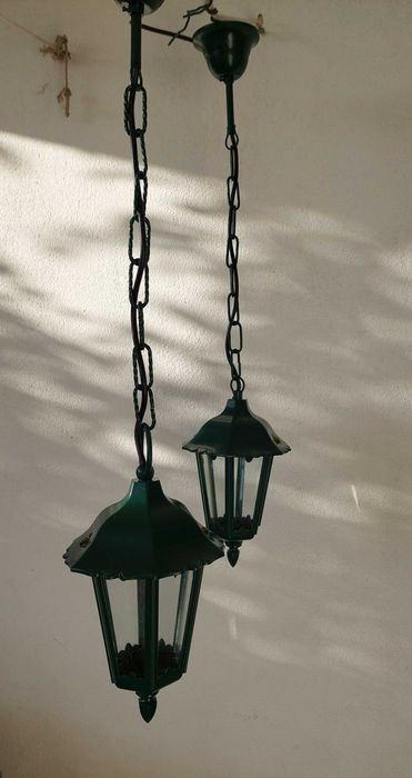 Candeeiro teto exterior novo