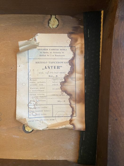 Kultowe krzesło ASTER | PRL | Design Opolskie Fabryki Mebli