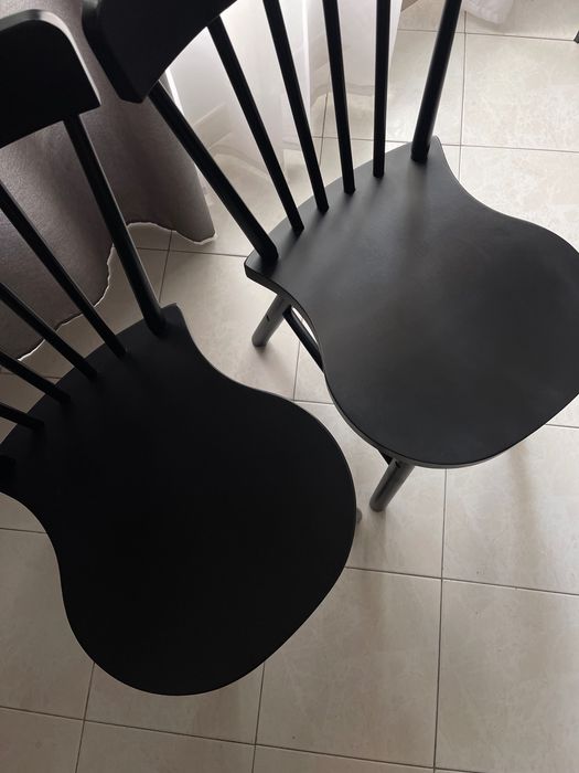 2 Norraryd Cadeiras Ikea - Preto