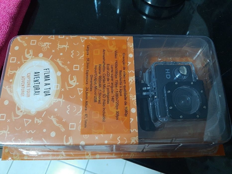Máquina fotográfica impermeavel