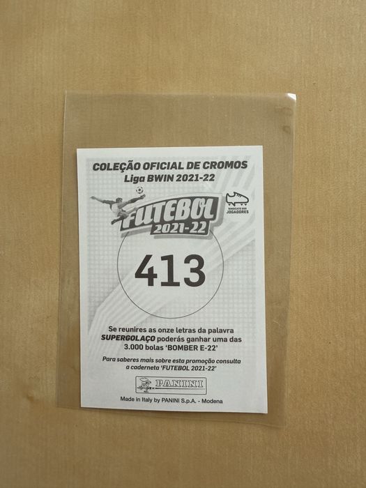 Cromo Rookie Gonçalo Esteves Sporting SCP Panini 2021