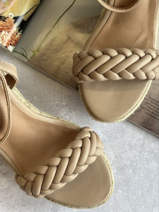 Женские босоножки на платформе/танкетке • Плетёные • Новые • 38–41