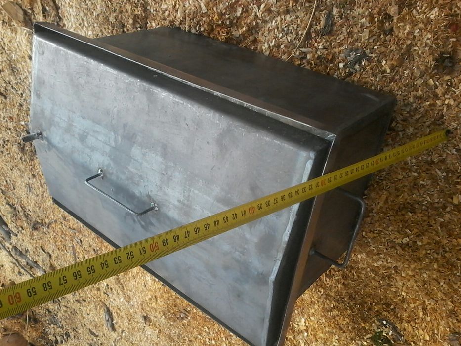 Коптильня 2мм толщина КП-1.коптильня гарячого копчення з гідрозатвором