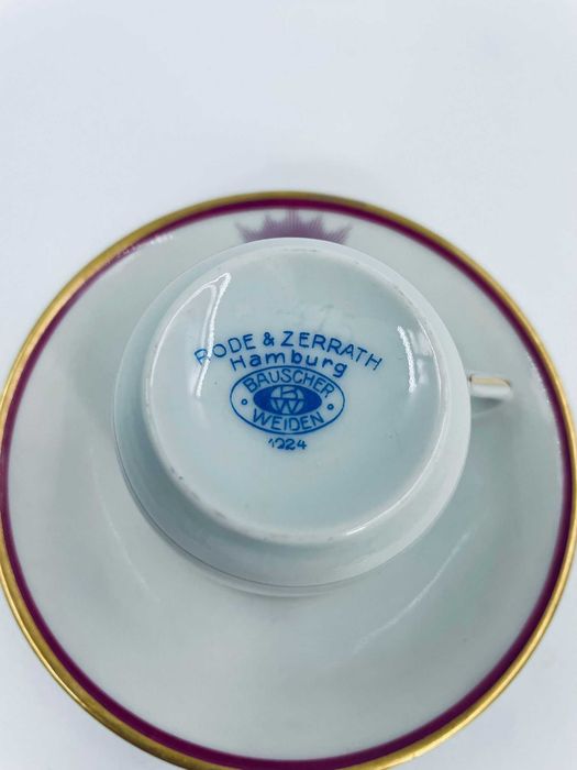 Zestaw śniadaniowy Filiżanka kolekcjonerska Bauscher Weiden