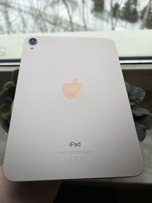 Tablet Apple iPad mini (6 Gen.) 8,3” 4/64GB ,Wi-fi ,Pink