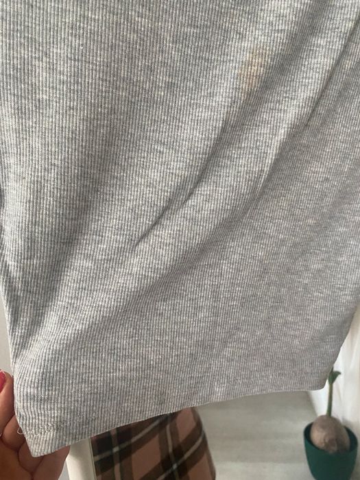 Szara koszulka crop top fb sister tozmoar S