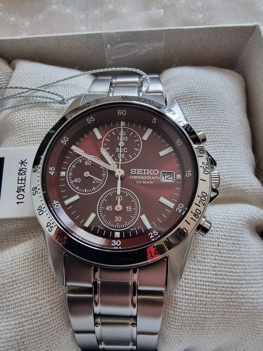 Nowy zegarek Seiko czerwony - Dowód zakupu