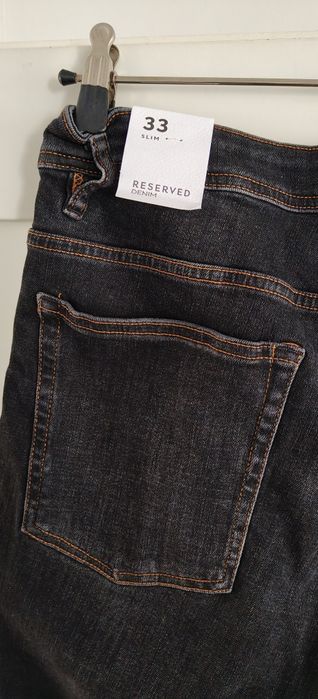 Reserved Slim Spodnie jeansowe Męskie 33