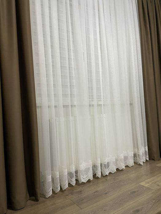 Тюль бамбук