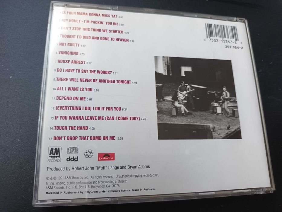 Bryan Adams - Waking Up the Neighbours (1991)