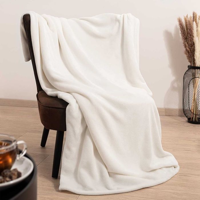 Blumtal Przytulny koc – koc polarowy z certyfikatem Oeko-TEX 130 x 150 cm