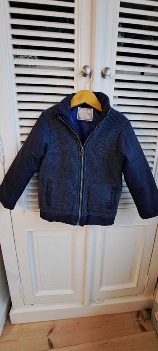 110 Zara elegancka i na codzień kurtka granat