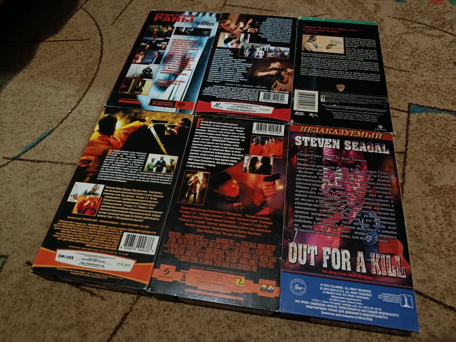 Видеокассеты vhs Стивен Сигал фильмы кино вхс кассеты