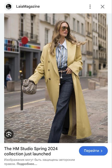 Пальто H&M Studio Premium Selection шерсть/вискоза р. XXL: 6 999