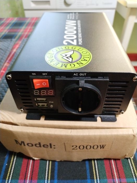 Инвертор 2000ват 12вольт Чиста синусоїда
