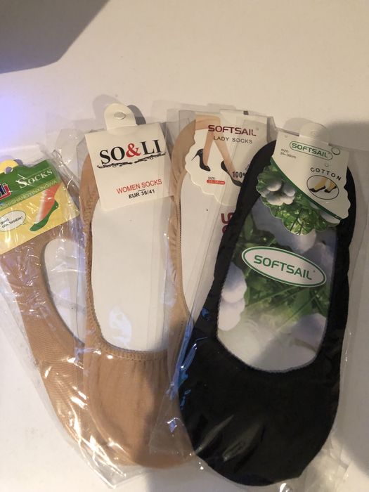 Skarpetki damskie stupki 4 pary