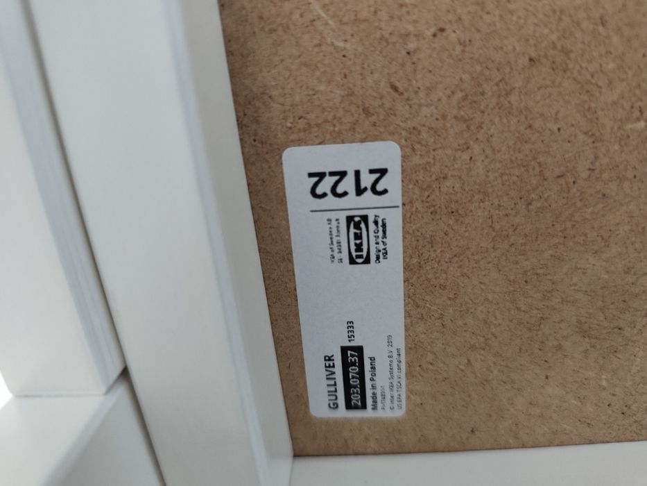 Trocador/muda fraldas IKEA GULLIVER