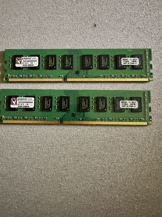 Memorias pc 2gb cada unidade