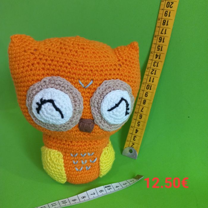 Handmade owl crochet doll made of cotton434815175114762247
