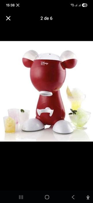Maquina de fazer  gelados  da Disney  nova sem ser usada mas nao tem caixa