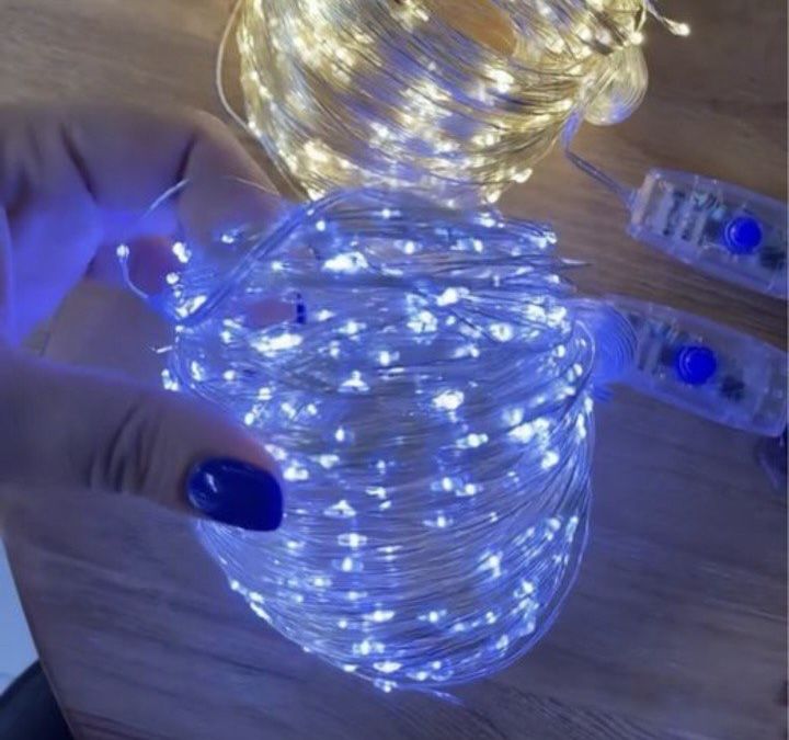 Гирлянда на елку роса