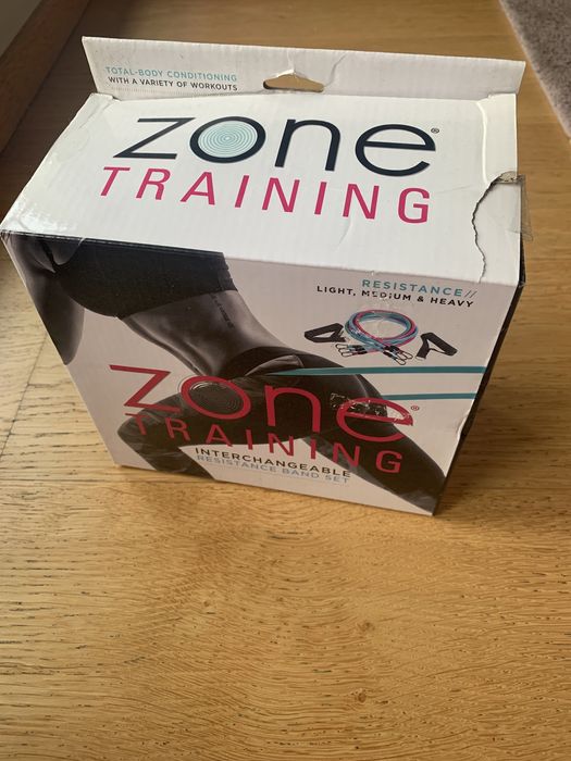Zestaw gum oporowych do treningu do ćwiczeń zone training nowy