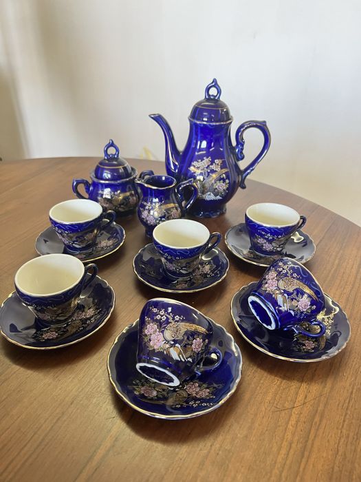 Serviço de café Japonês Satsuma