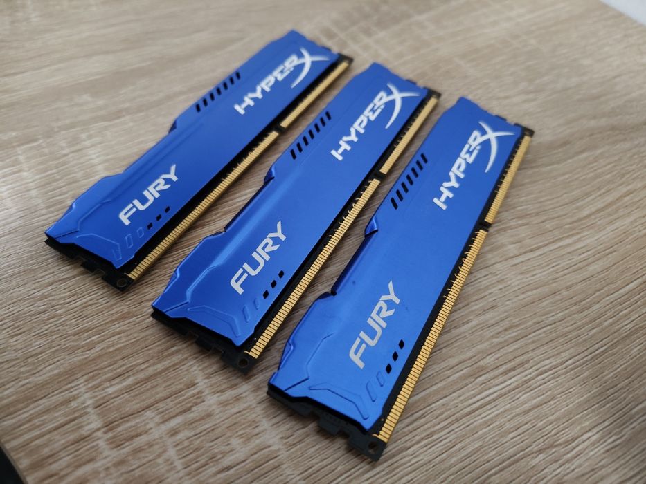 HyperX Fury RAM DDR3 1600mHz 12GB (3x 4GB)