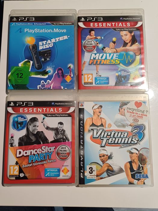 GRY PS3  Dance Star Party Tenis Fitnes Starter