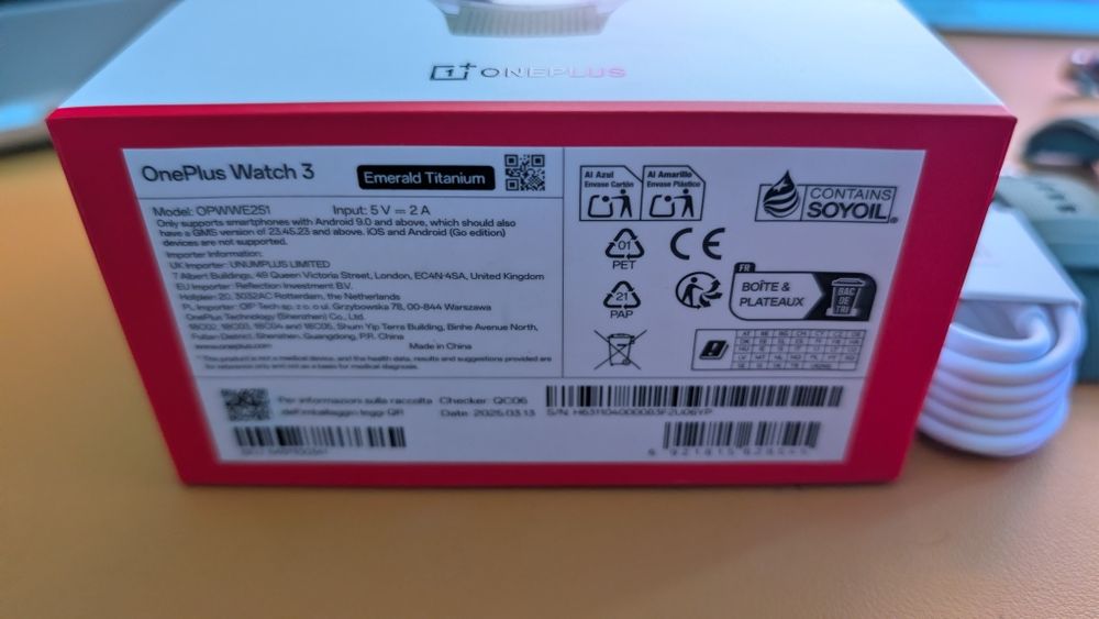 OnePlus Watch 3 Emerald Titanium