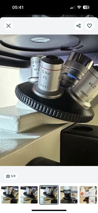 Mikroskop odwrócony Leica DM IL led