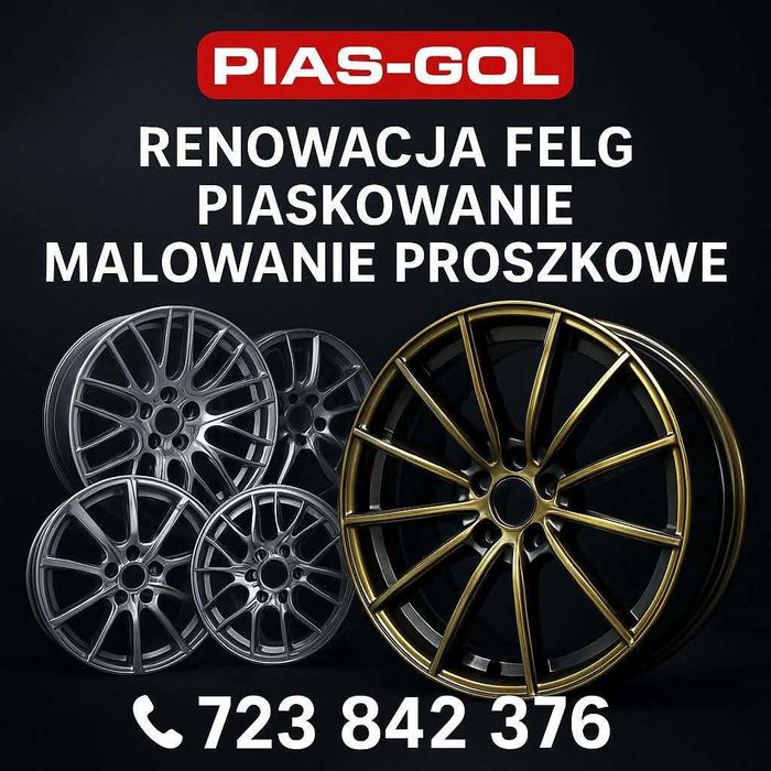 Renowacja felg, malowanie proszkowe