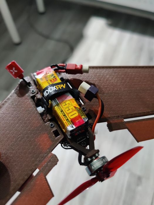 Надрукована 3D модель FPV літака Wing Racer (rev.2) (без електроніки)