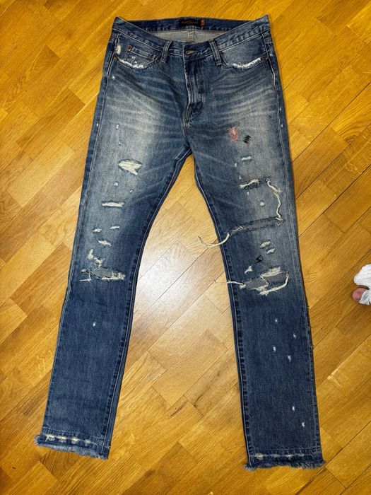 Undercover slim fit jeans archive opium джинси